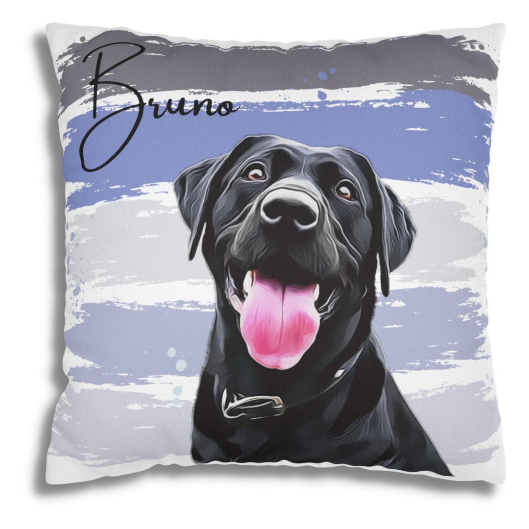 Custom Personalized Pet Portrait pillow cover