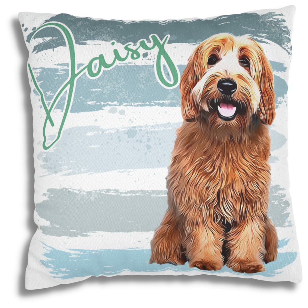 Custom Personalized Pet Portrait pillow cover