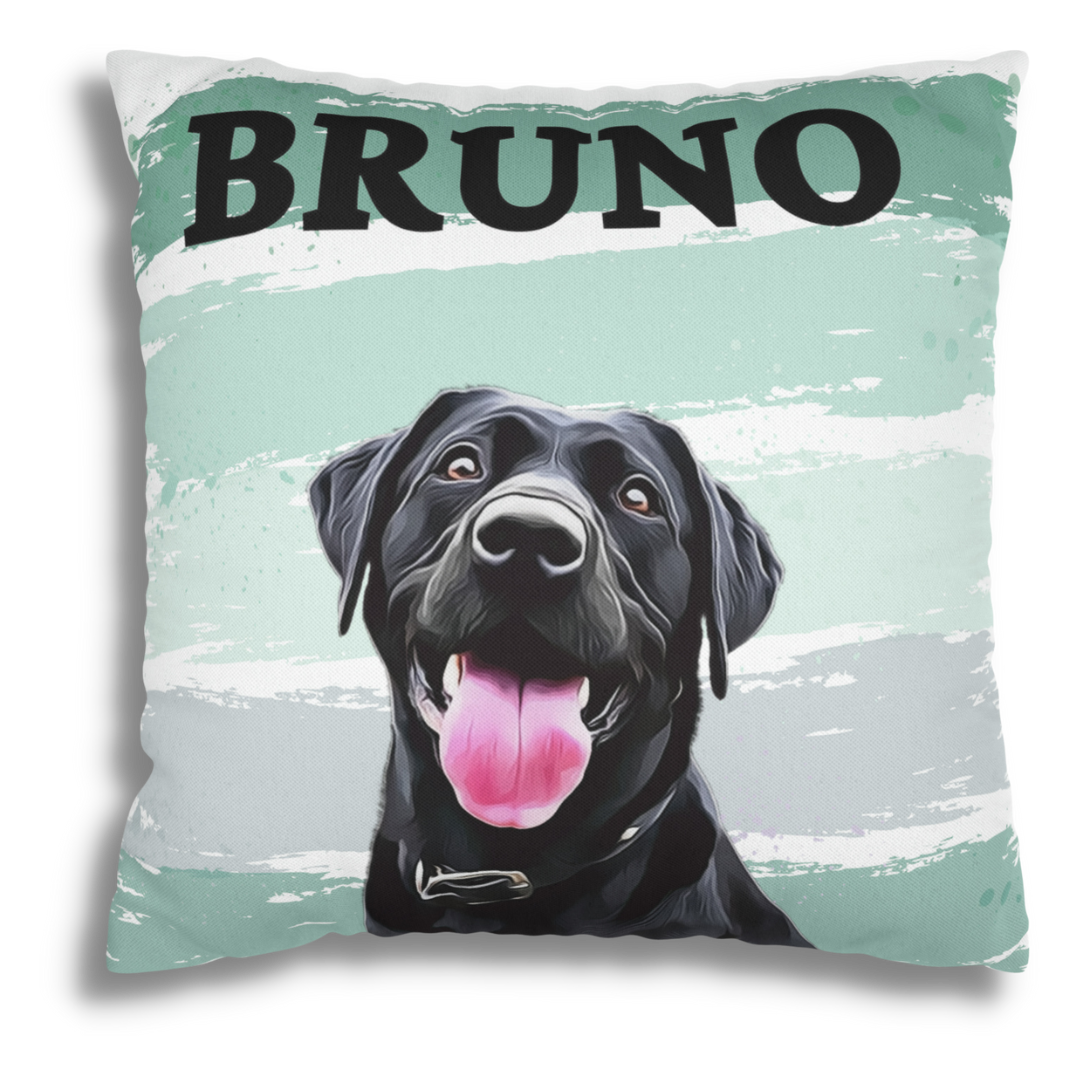 Custom Personalized Pet Portrait pillow cover