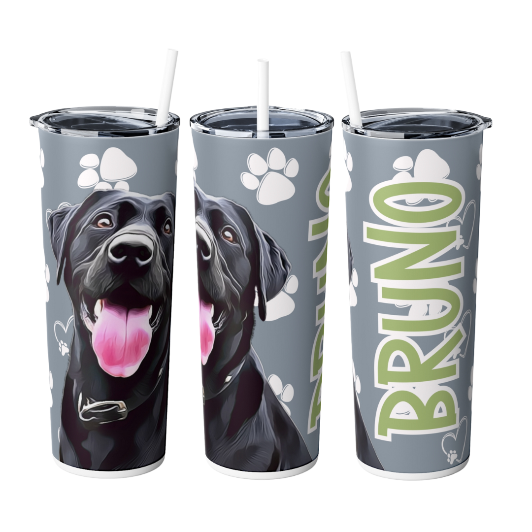 Custom Personalized 20 oz. Skinny Tumbler Cup