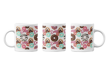 11 oz traditional personalized ceramic coffee mugs 7102 Custom Personalized 11 oz. Ceramic Mug – Paw prints custom design